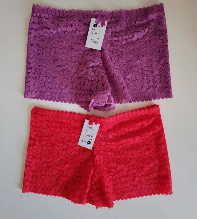Set Miranda - 2 Shorty en dentelles 