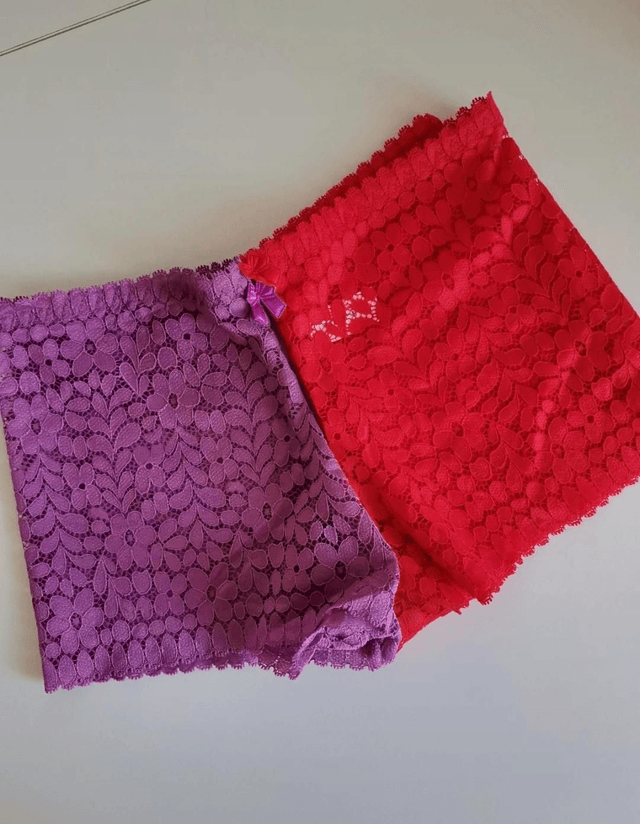 Set Miranda - 2 Shorty en dentelles 