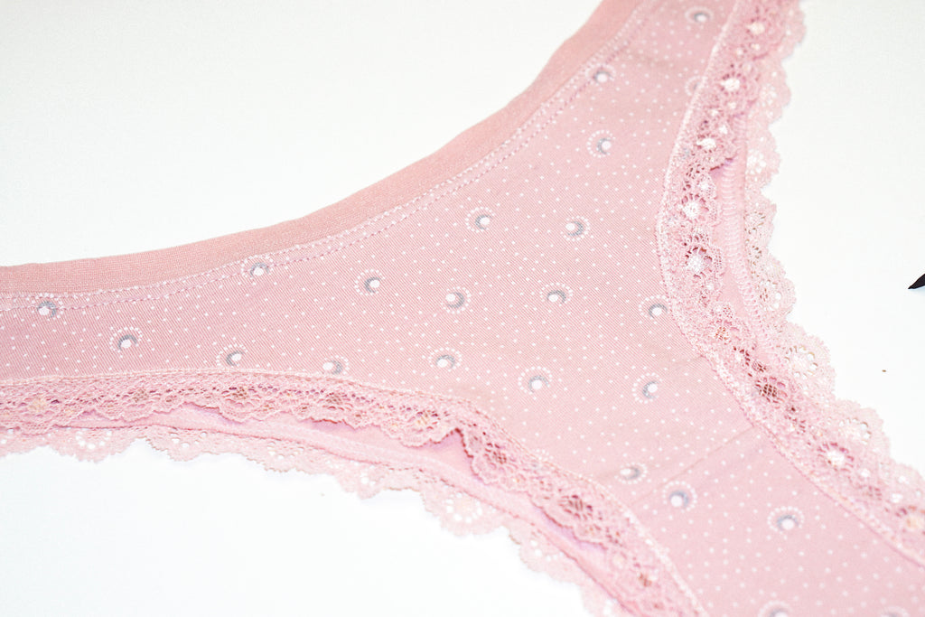 Panty Tanga Darlen en Cotton imprimée