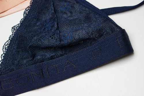 Bralet Connie en dentelles et sans armatures - push up naturelle