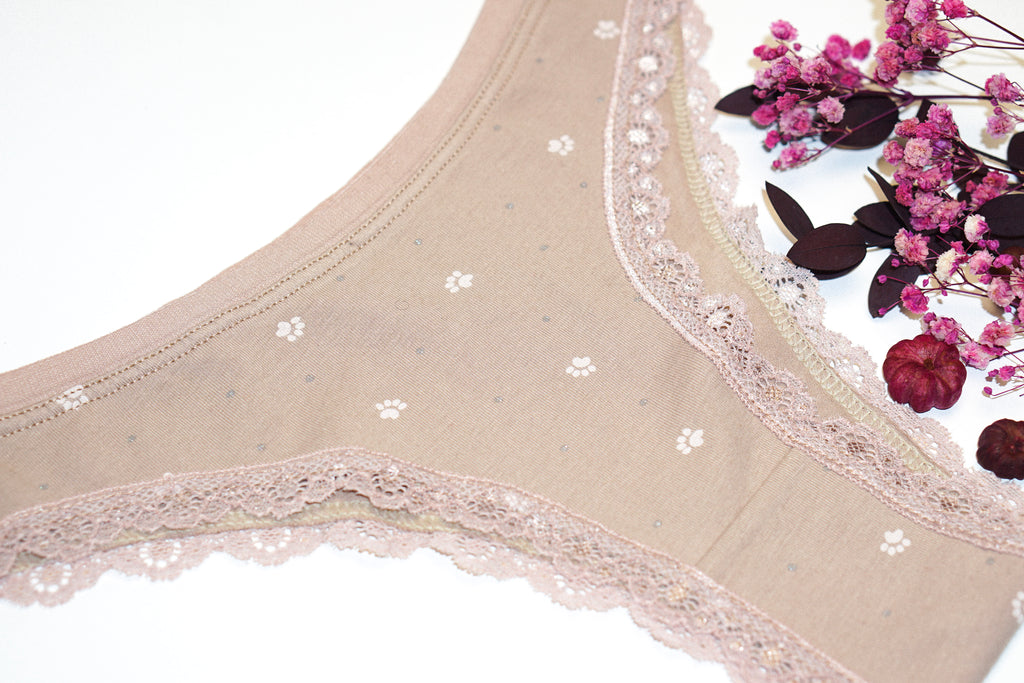 Panty Tanga Darlen en Cotton imprimée